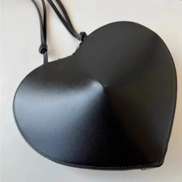 Alaia Black Heart Crossbody Bag - Picture 2 of 8